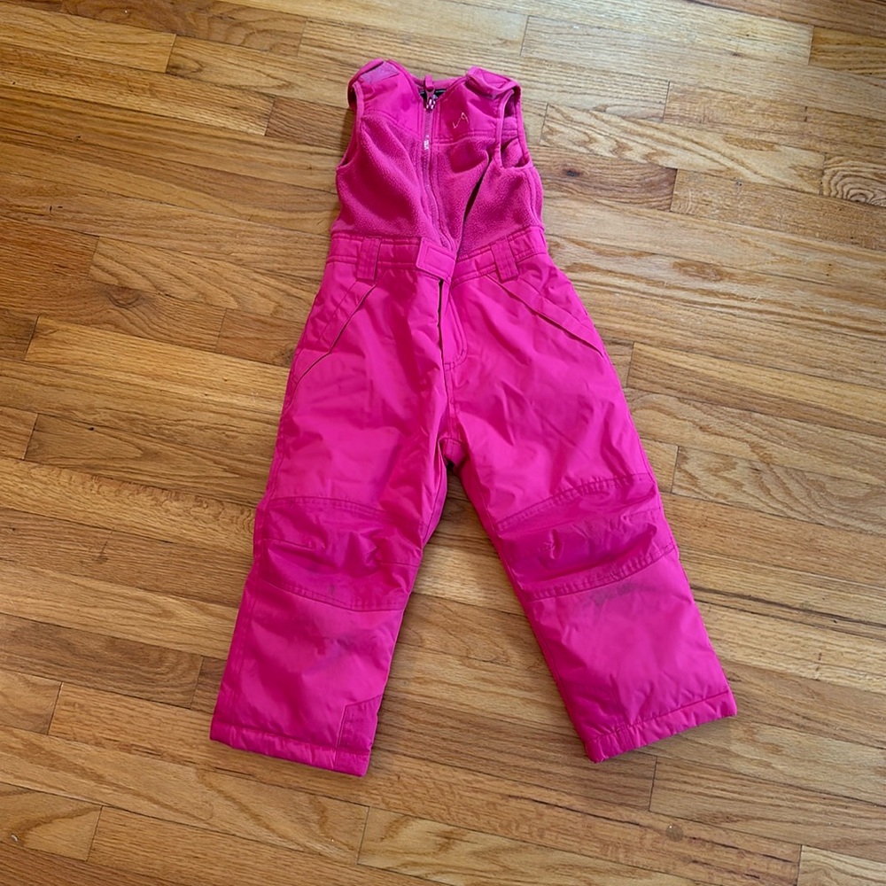 Vertical 9 pink snow suit
